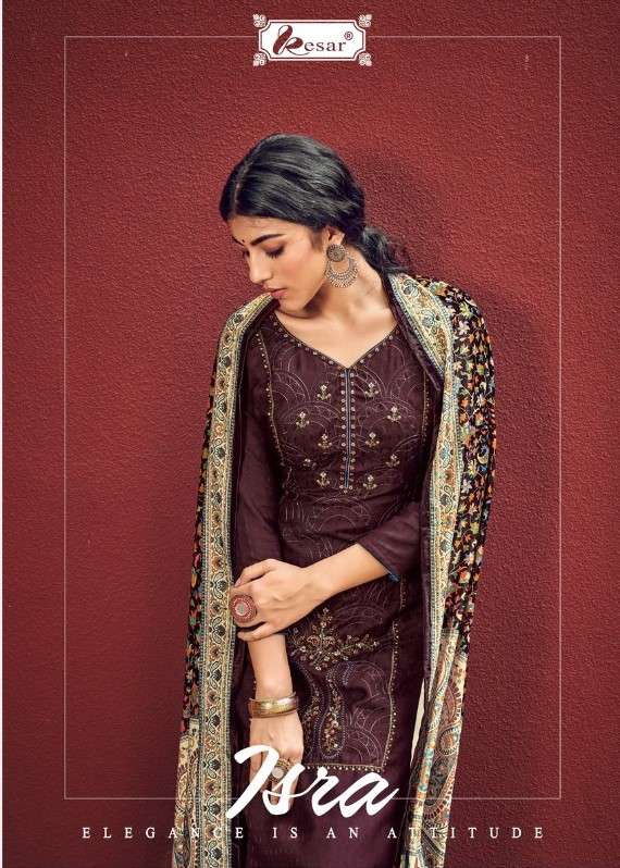 Kesar Isra Pashmina Dress Material ( 6 Pcs Catalog )
