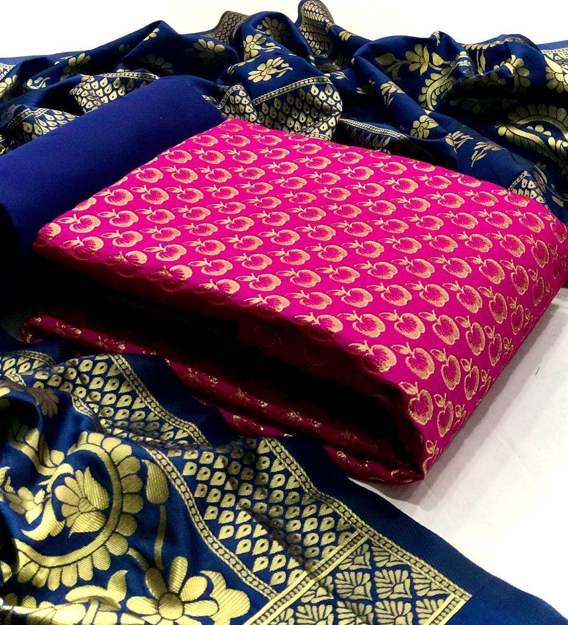 Banarasi Silk Dress 23 Designer Festive Wear Dress Materials