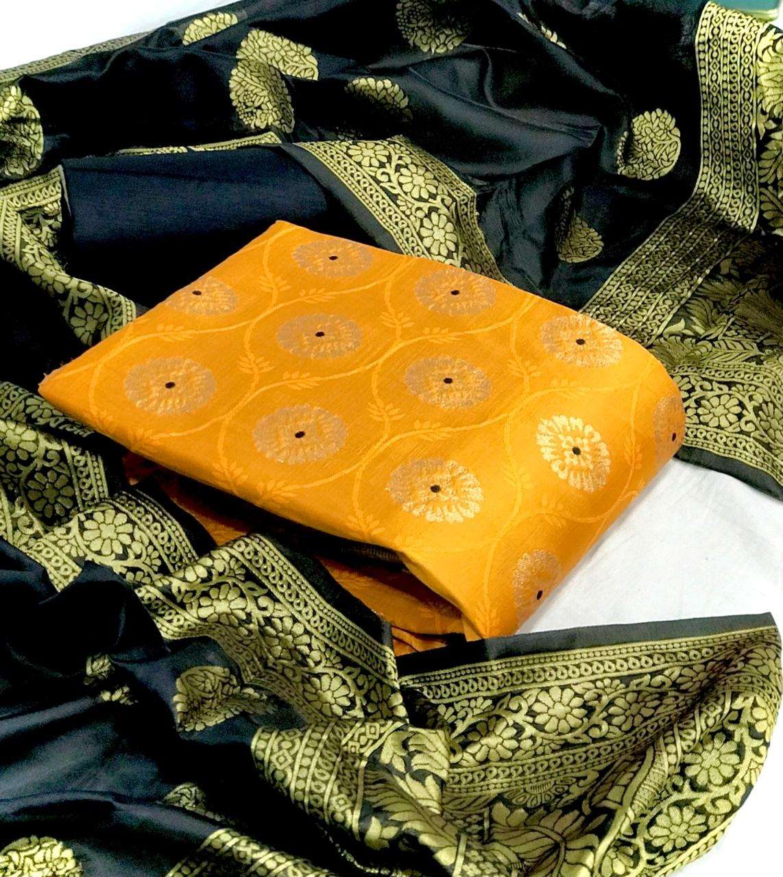 Banarasi Silk Dress 24 Designer Festive Wear Dress Materials