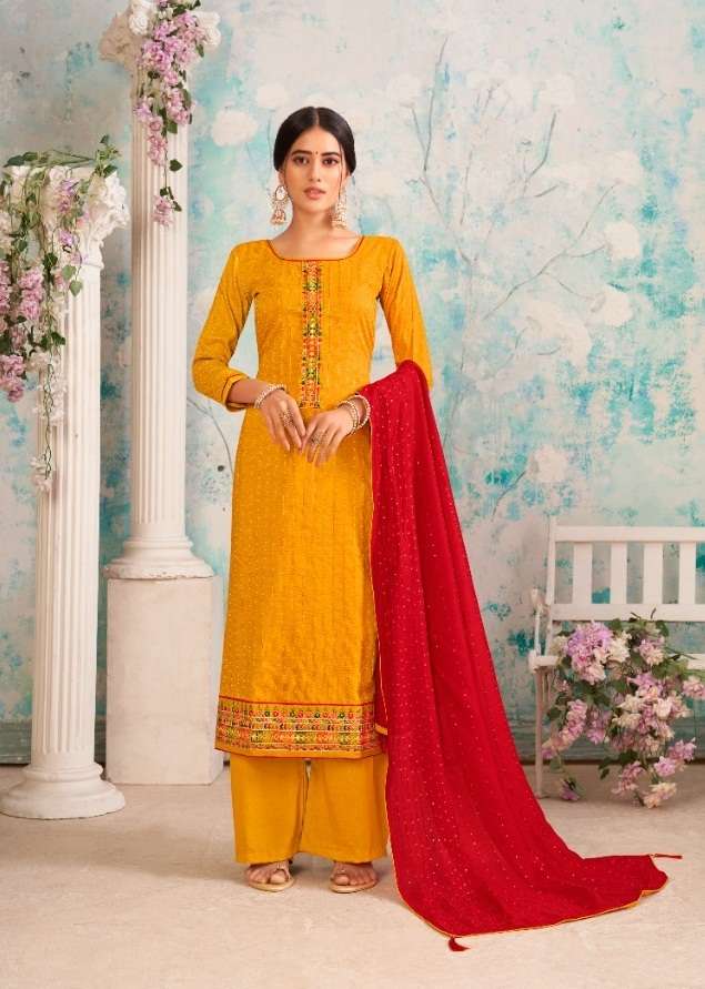 Panch Ratna Aagaman 2 Silk Fancy Festive Wear Salwar (5 Pcs Catalog)