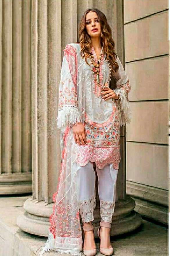 RAMSHA R-252nx-A HEAVY EMBROIDERY DRESS MATERIAL 