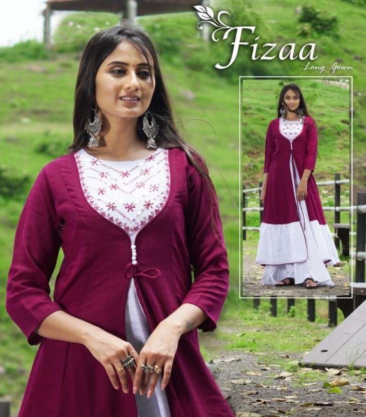 FIZAA PARTY WEAR DESIGNER GOWN COLLECTION WHOLESALER