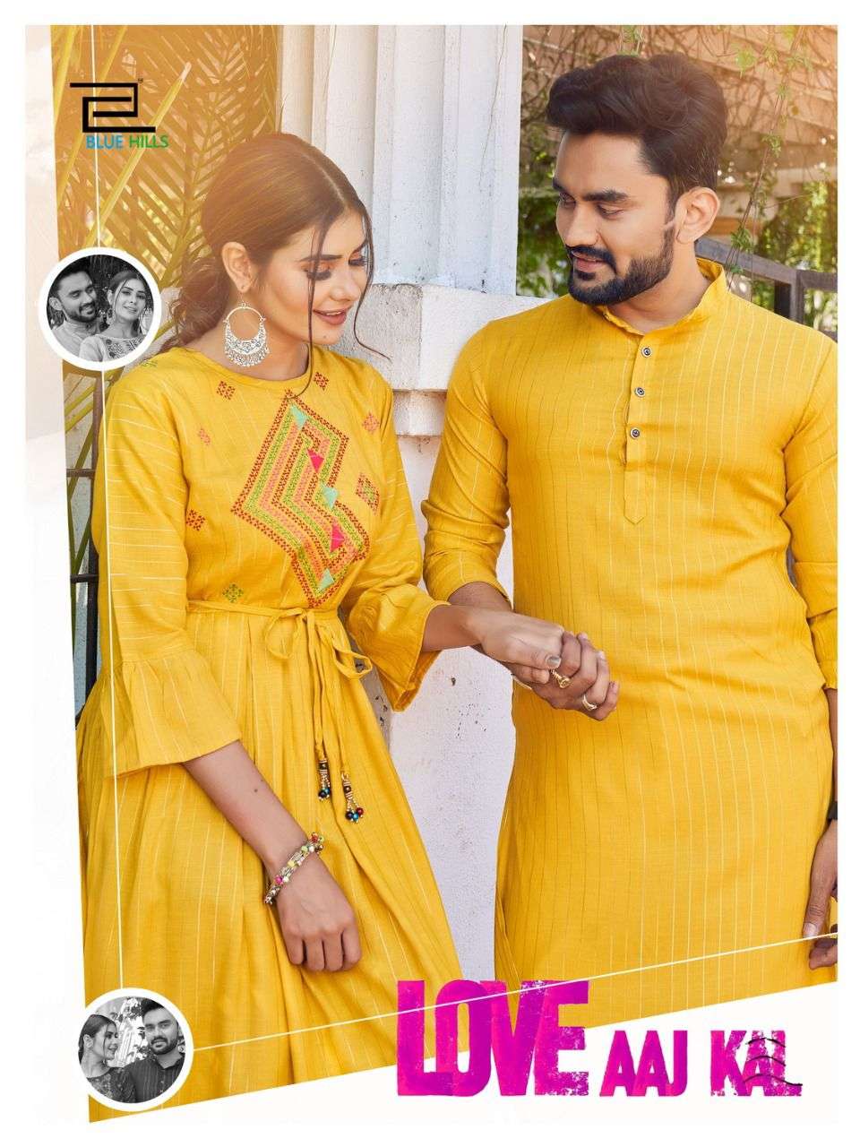 LOVE AAJ KAL BY BLUEHILLS NEW LATEST COUPLE COLLECTION WHOLESALER