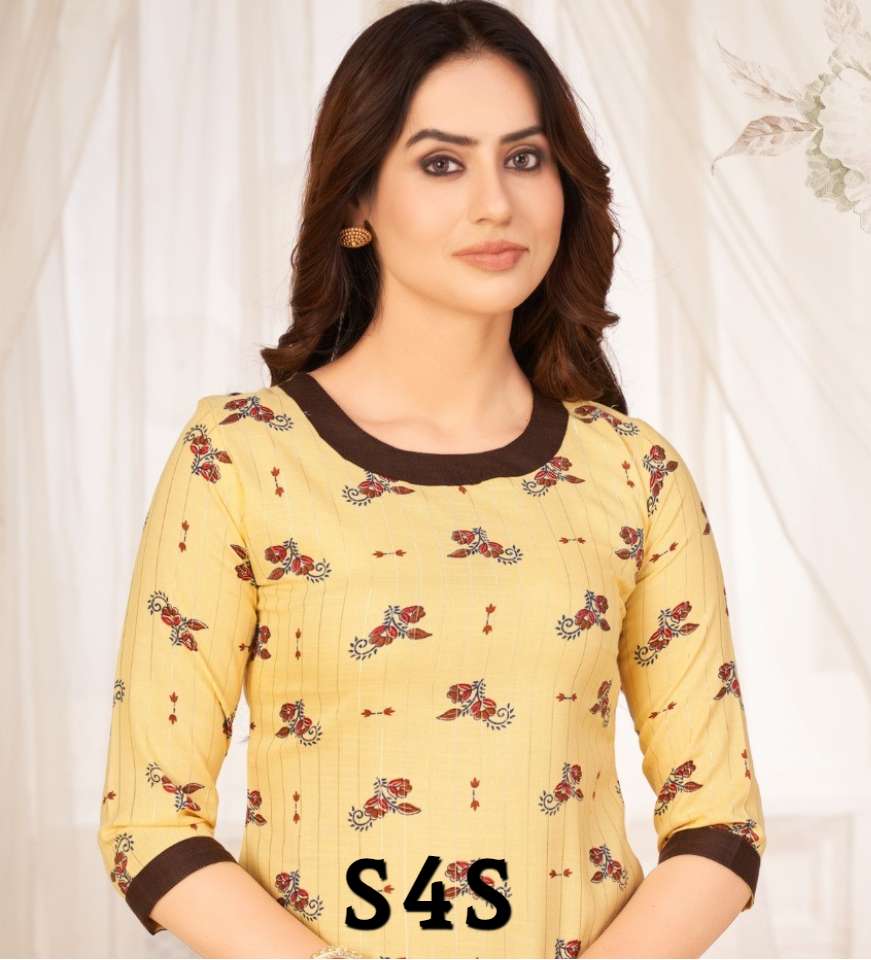 S4S BY THE WOMENS THREAD KURTI WITH PENT LATEST NEW COLLECTION WHOLESALER