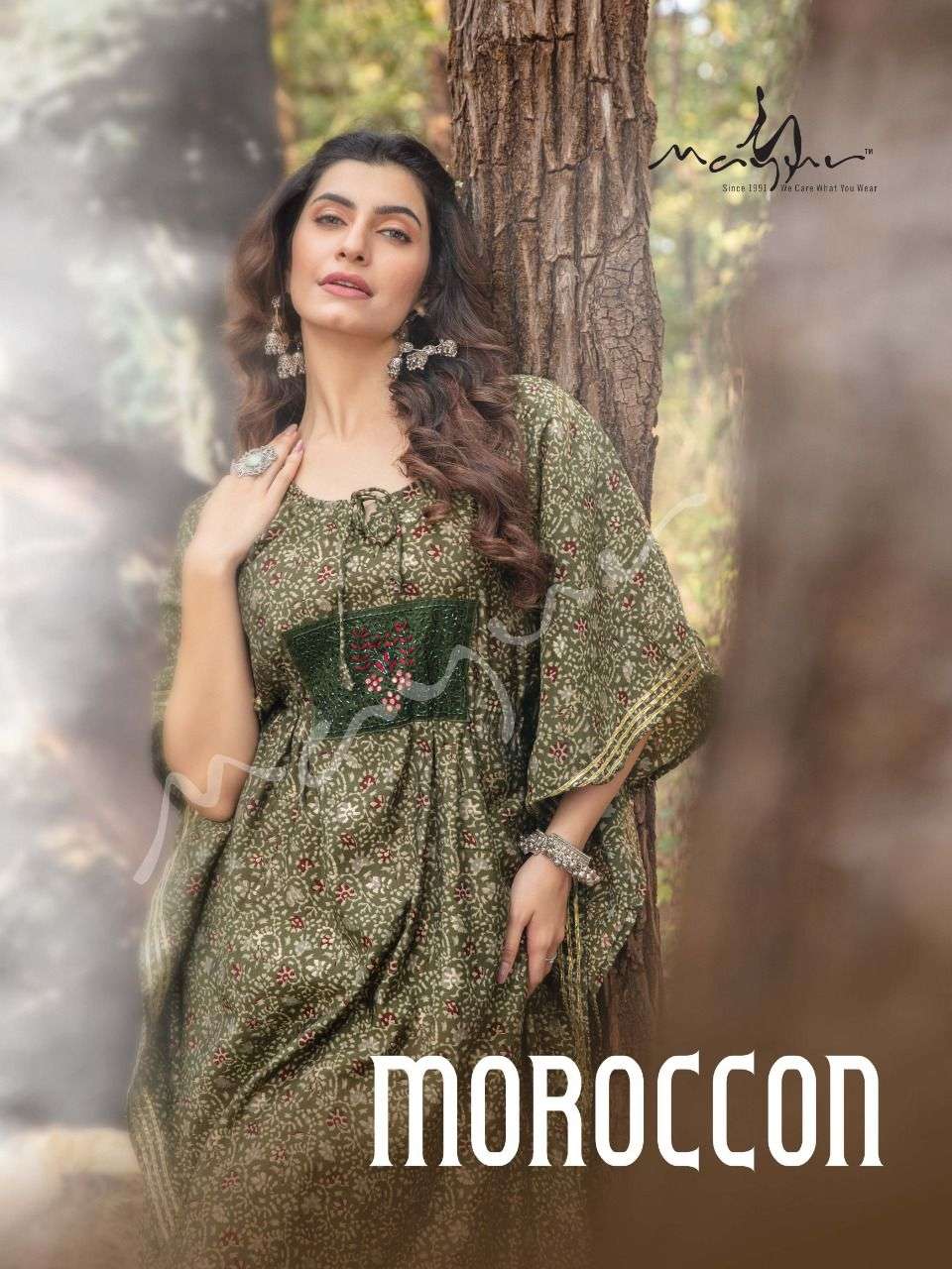 MOROCCON BY MAYUR FASHION NEW STYLISH KAFTAN WITH PENT WESTERN WEAR COLLECTION WHOLESALER