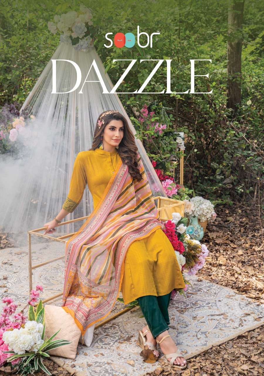 DAZZLE BY SOOBR PRESENTING NEW HEAVY FANCY DESIGNER COTTON KURTI PENT WITH DUPATTA SUMMER COLLECTION WHOLESALER