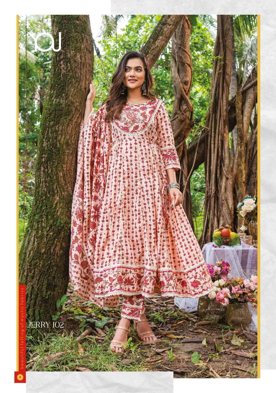 JERRY BY YOU PRESENTING NEW HEAVY FANCY COTTON KURTI COLLECTION WHOLESALER