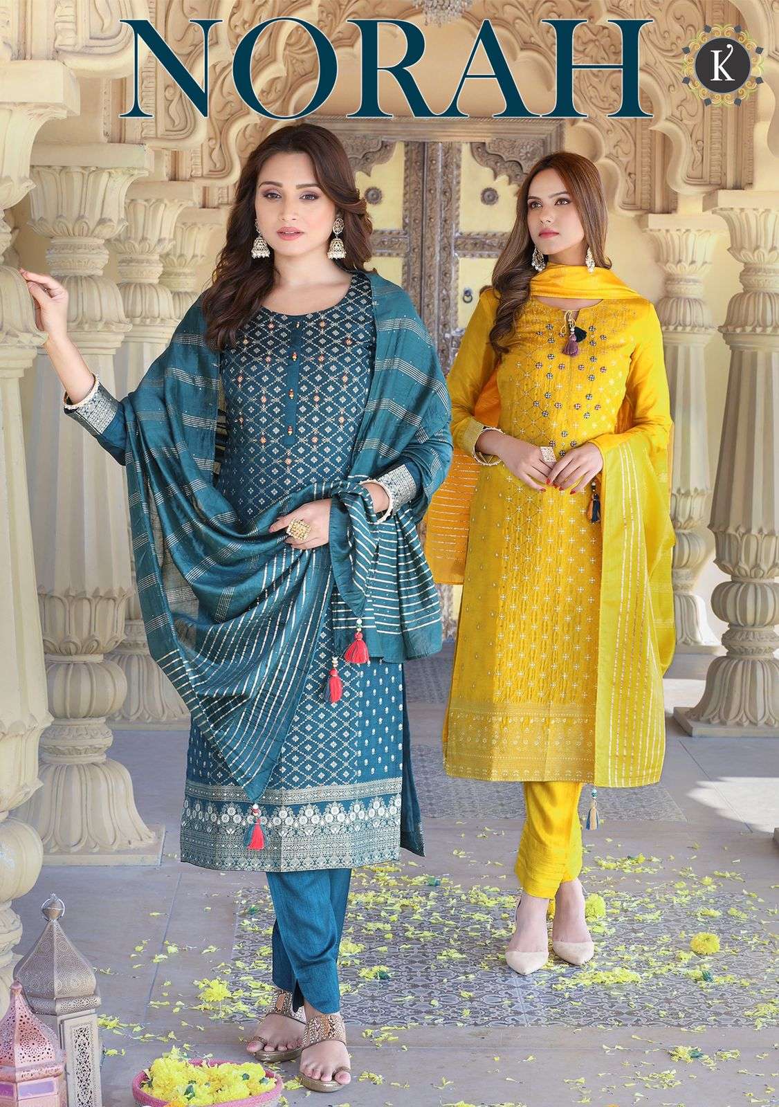 NORAH BY K- FASHION PRESENTING NEW HEAVY FANCY VISCOSE SILK SUMMER WEAR COLLECTION WHOLESALER