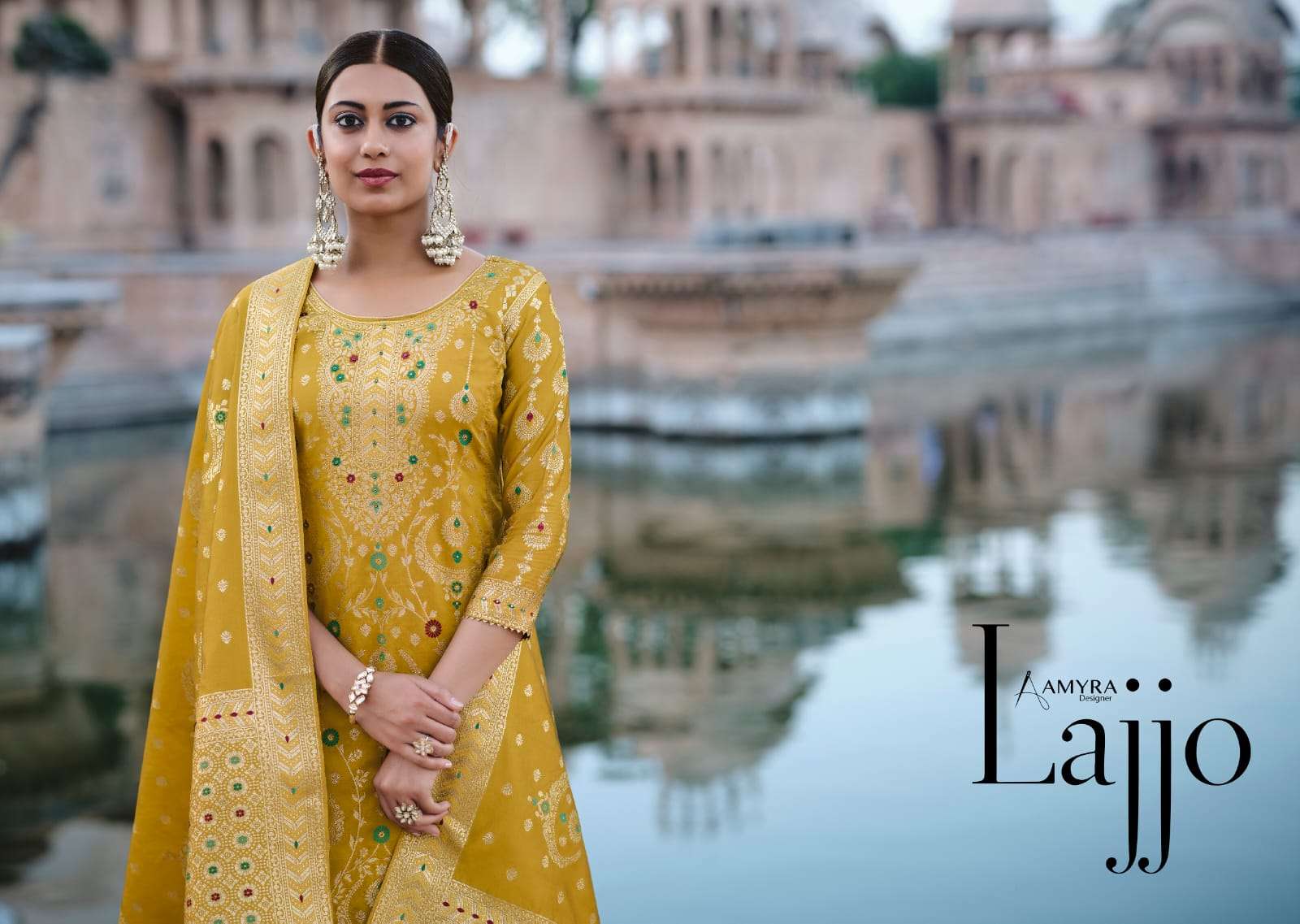 LAJJO BY AMYRA PRESENTING NEW HEAVY FANCY DESIGNER SALWAR SUIT COLLECTION WHOLESALER