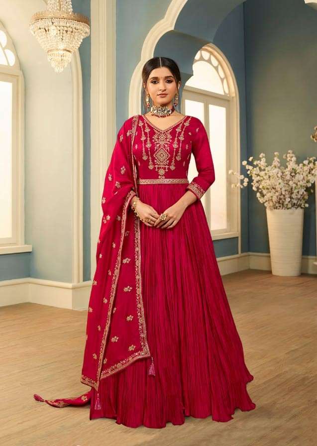 TAMANNA BY VINAY FASHION PRESENTING NEW HEAVY FANCY GEORGETTE GOWN COLLECTION WHOLESALER