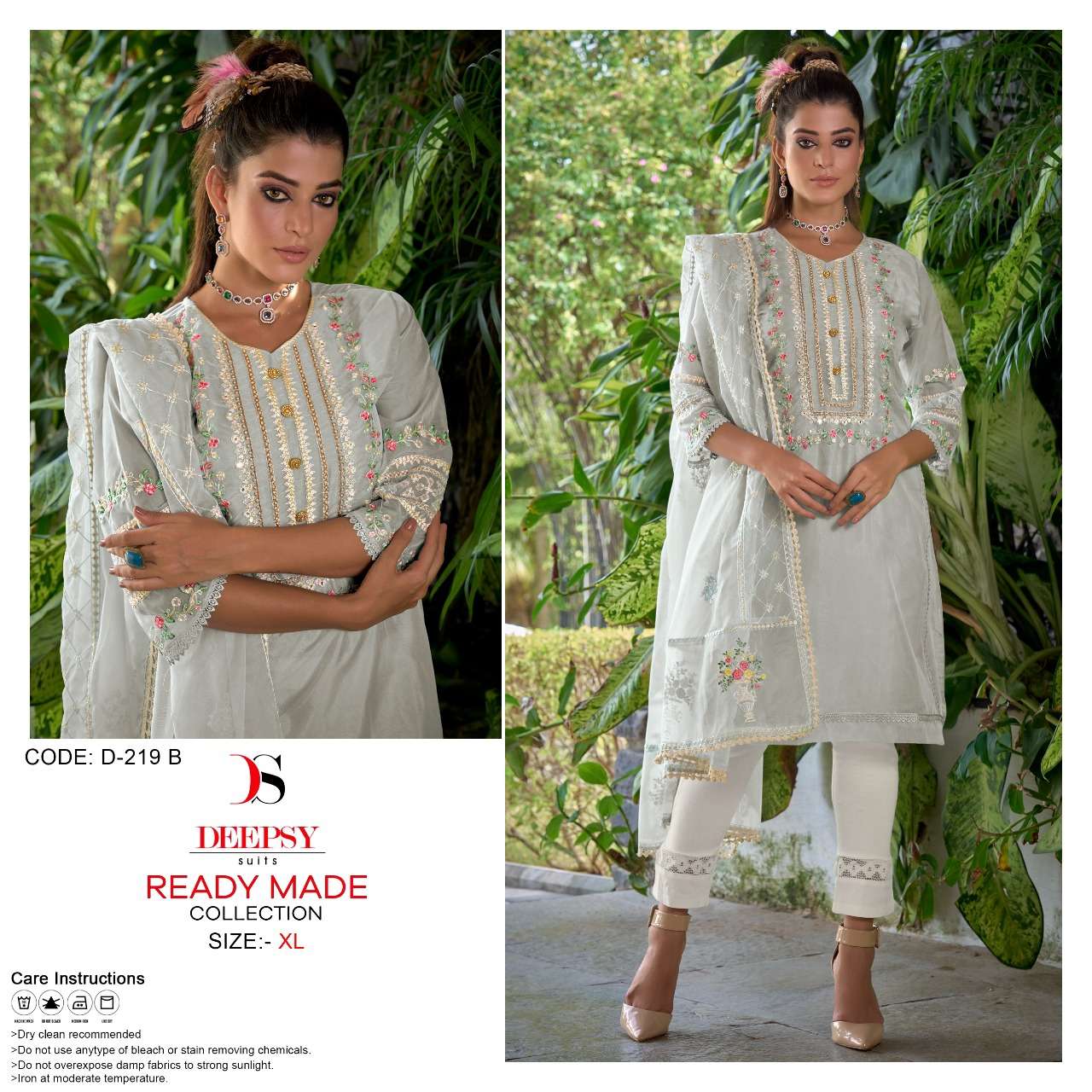 D-219 BY DEEPSY SUIT PRESENTING NEW HEAVY FANCY DESIGNER FREE SIZE PURE ORGANZA PAKISTANI READYMADE SUIT COLLECTION WHOLESALER