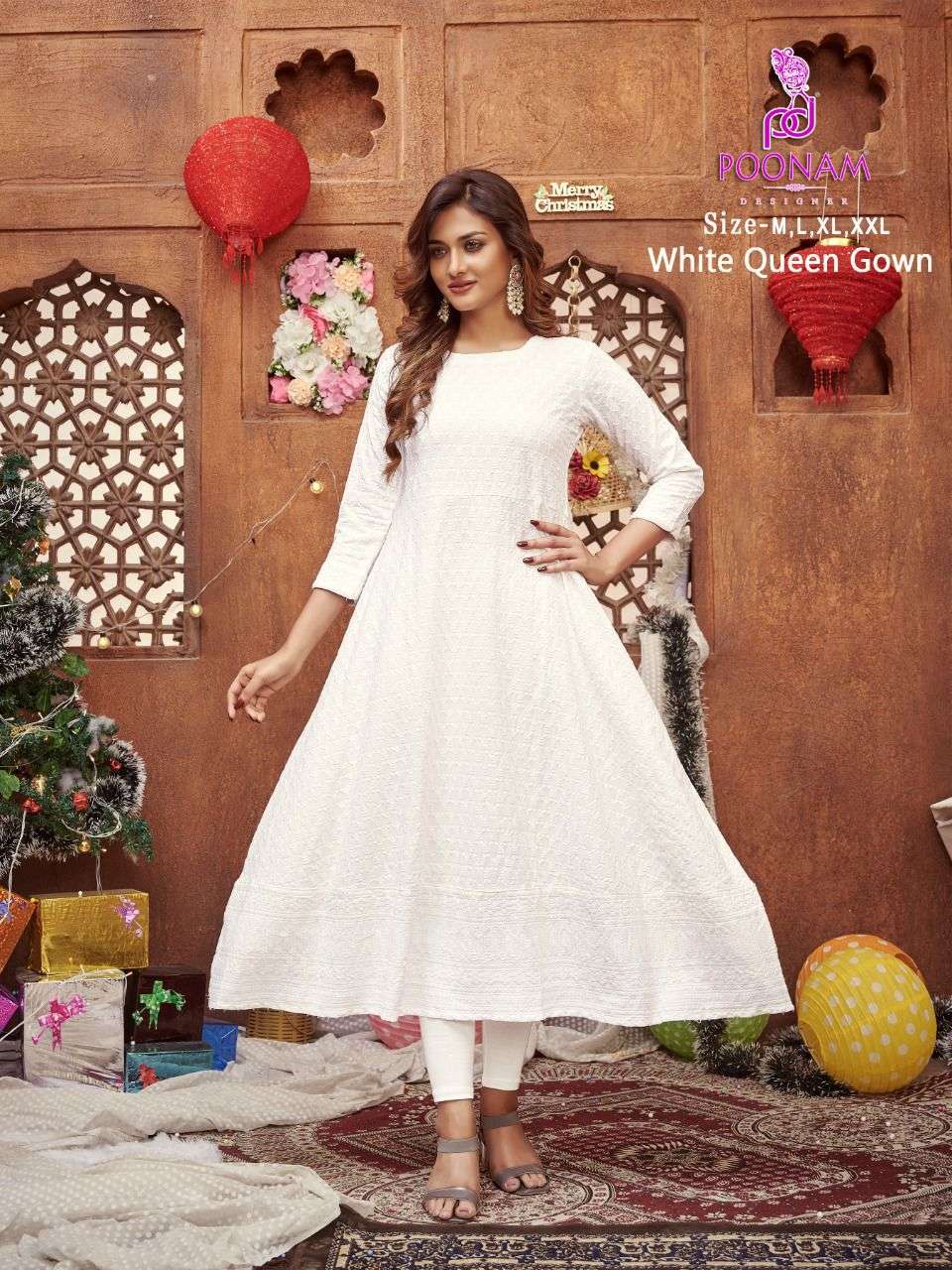 White frock shop style kurti