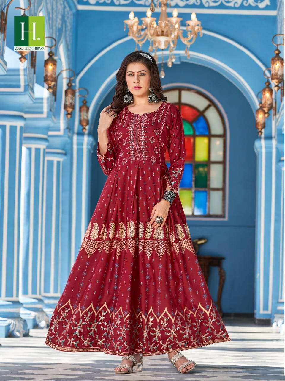 Precious vol 2 Fancy Wear Printed Anarkali Kurti Catalog