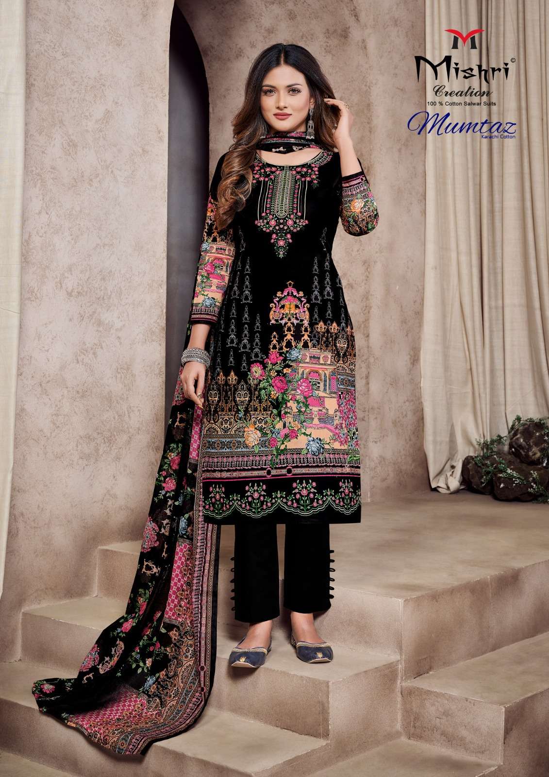 Designer Karachi Chiffon Suits at Rs 1200 | Karachi Chiffon Suits in Delhi  | ID: 10087543555