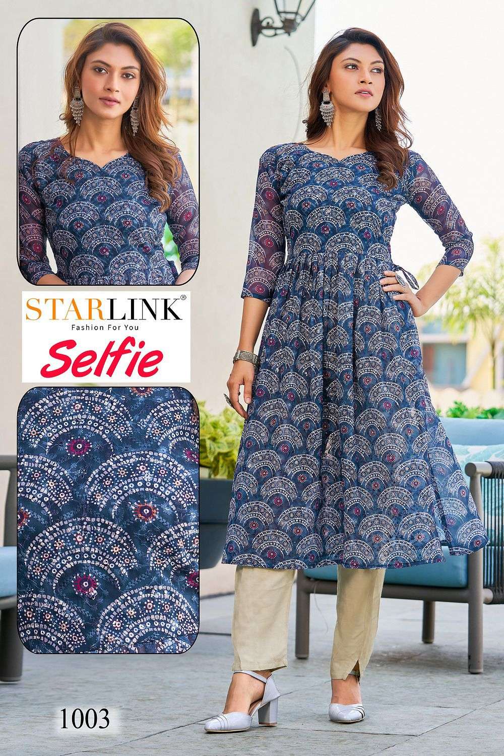 New Arrival Selfie Cotton Kurti at Rs.350/Piece in surat offer by Paniharee