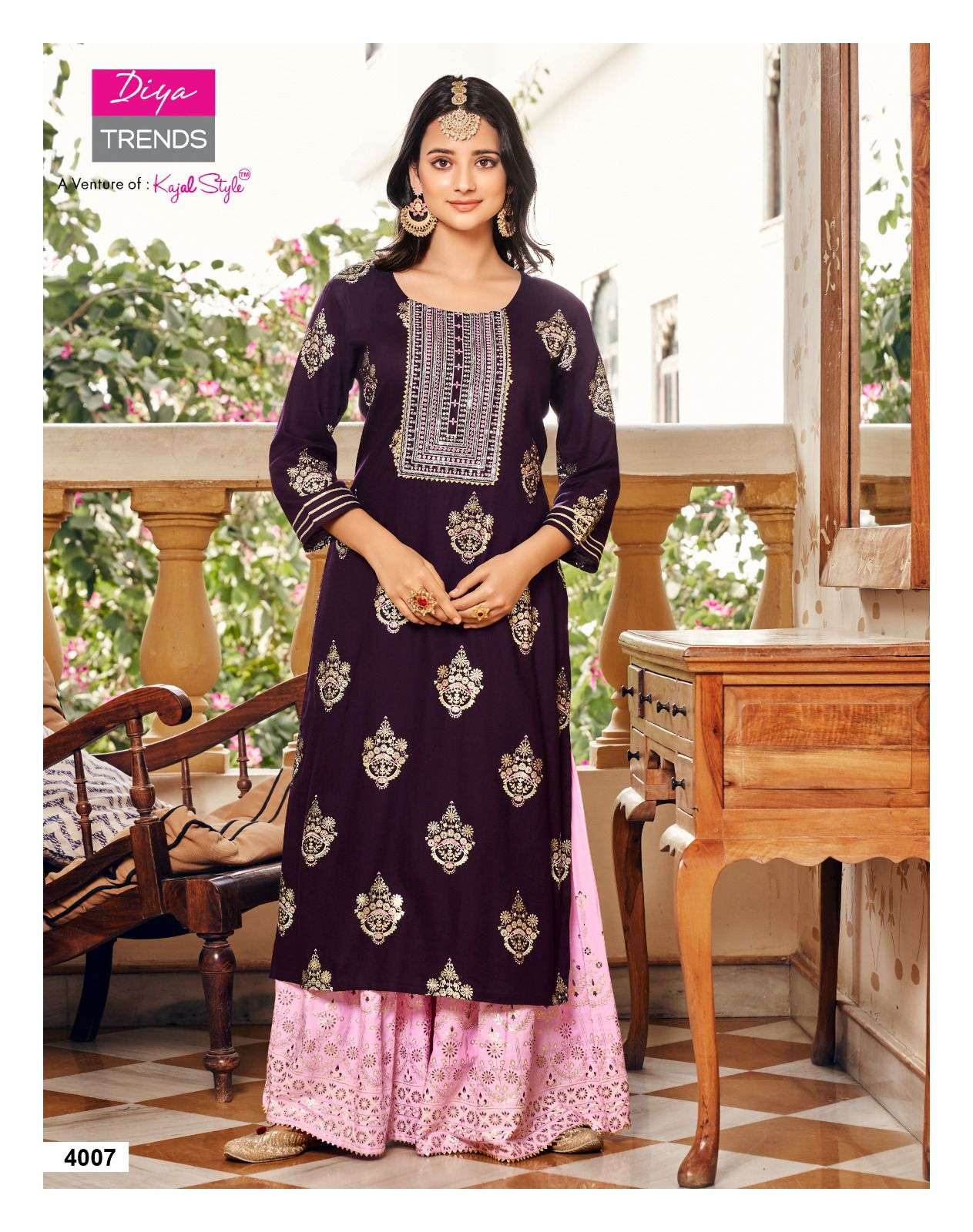 Find Plazo kurti with jecat by Umiyaji Fashion near me | Umarwada, Surat,  Gujarat | Anar B2B Business App