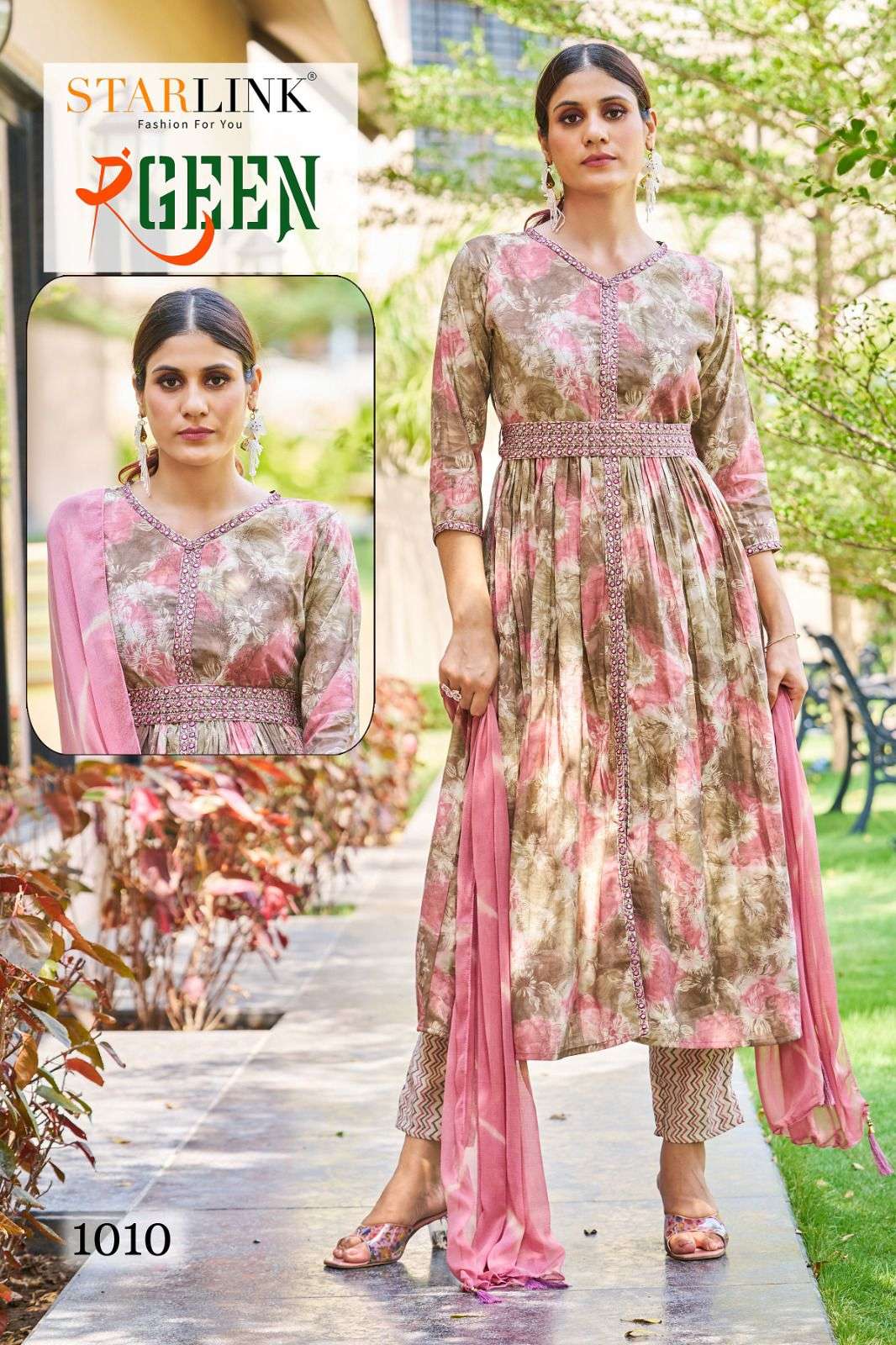 Buy online Pink Embroidered Three Quarter Sleeve Suit Set from ethnic wear  for Women by Scakhi for ₹2629 at 72% off | 2024 Limeroad.com